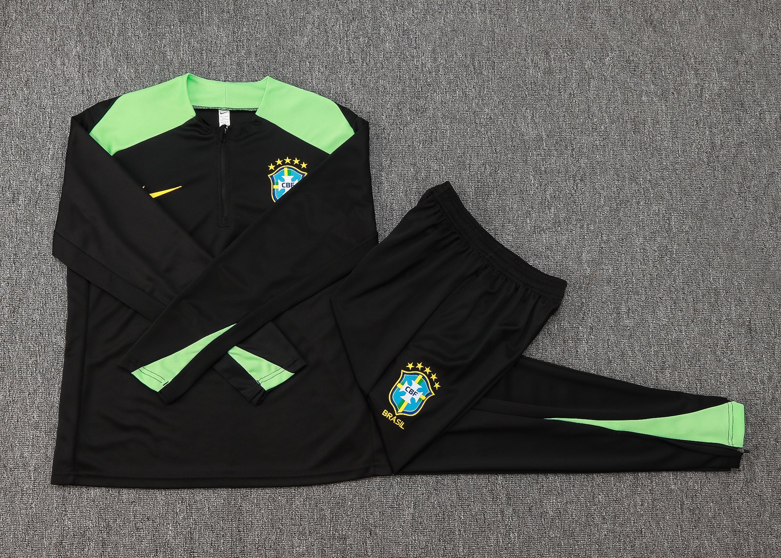 Kit de treino preto do Brasil 2024/25 - Imagem 2