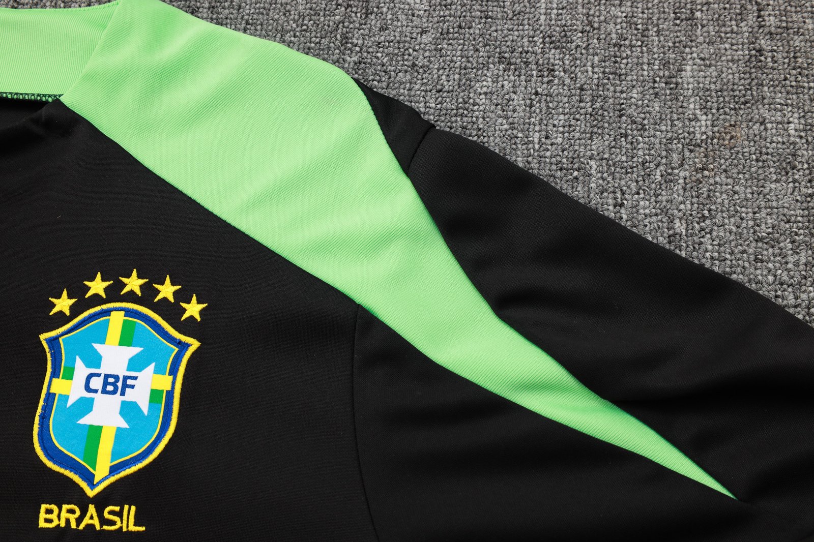 Kit de treino preto do Brasil 2024/25 - Imagem 4