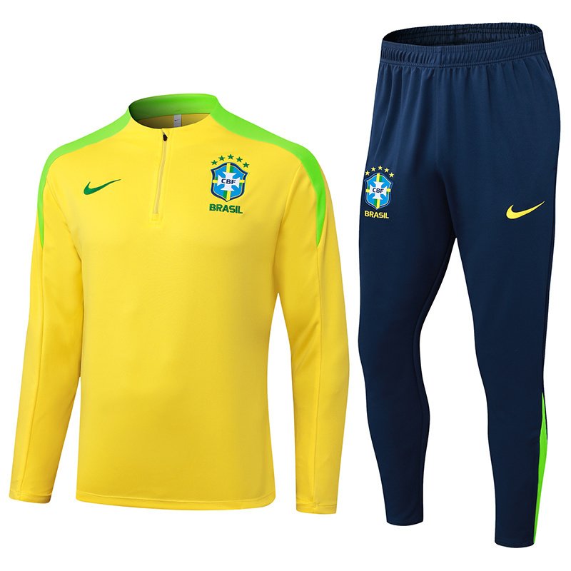 Kit de treino amarelo do Brasil 2025/26