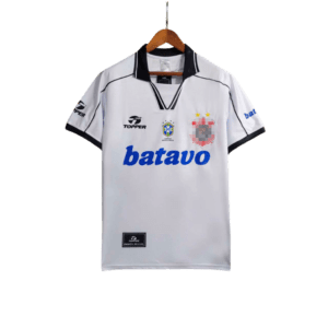 Camisa polo branca do Timão 1999