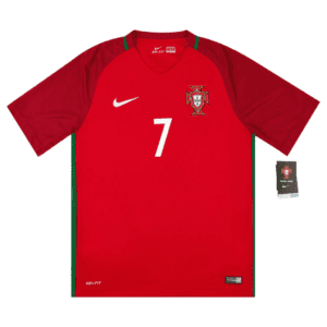 Camiseta vermelha do Portugal 2016/17
