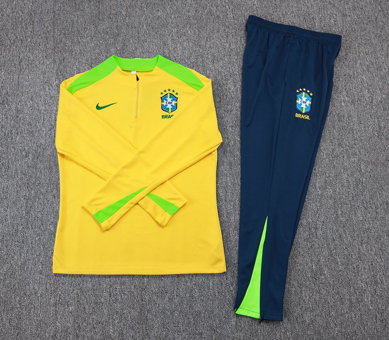 Kit de treino amarelo do Brasil 2025/26 - Imagem 2