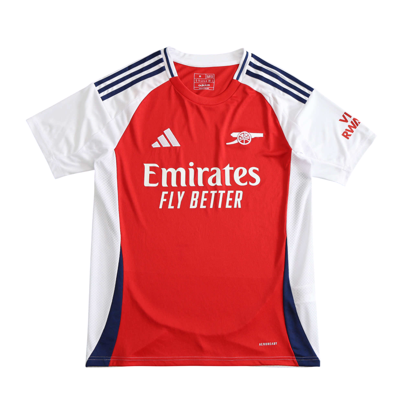 Camiseta vermelha do Arsenal 2024/25