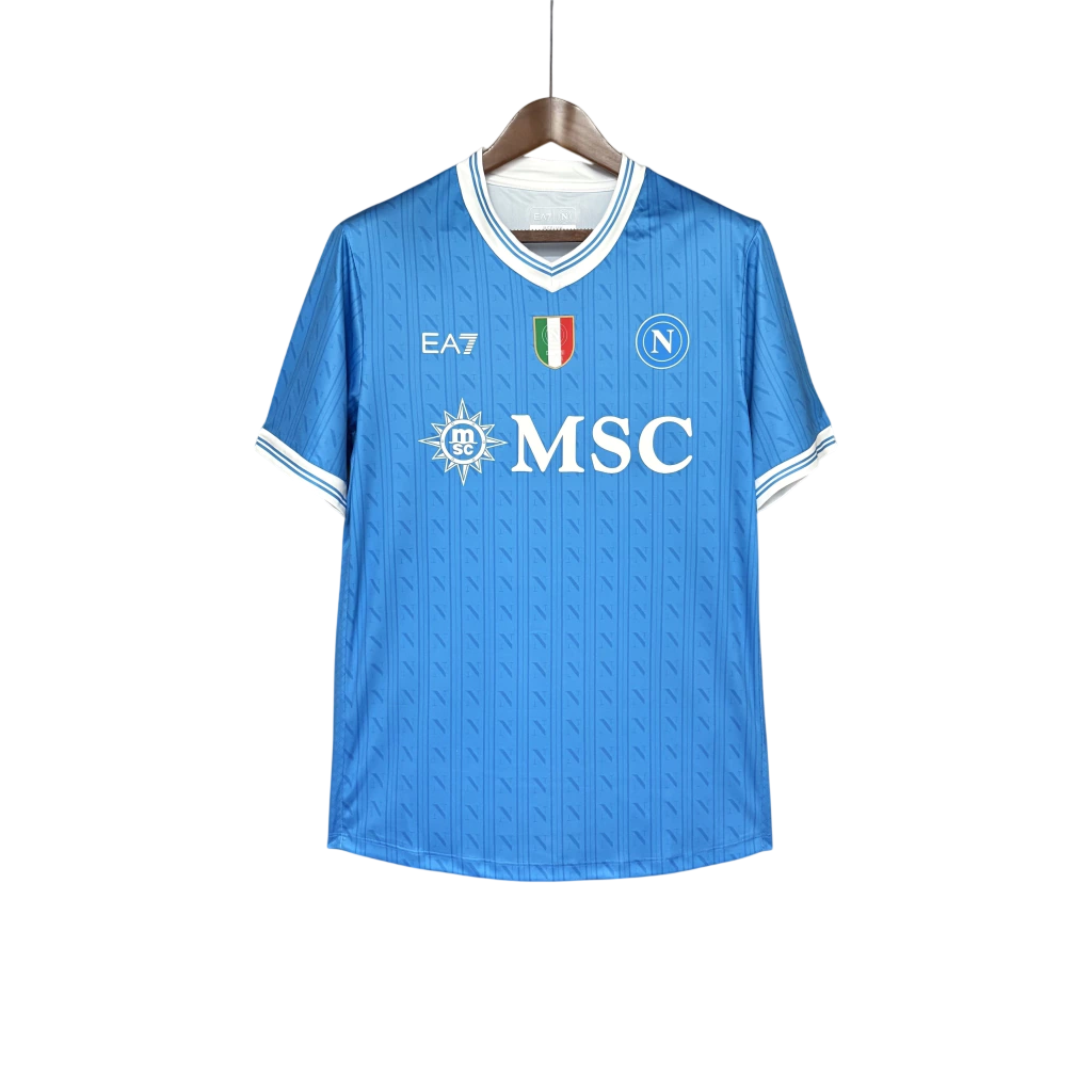 Camiseta azul do Napoli 2025/26