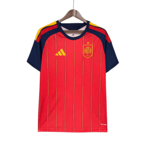 Camiseta vermelha da Espanha 2026