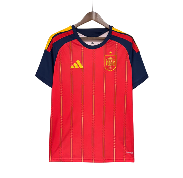 Camiseta vermelha da Espanha 2026