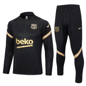 Kit de treino preto do Barcelona 2023/24