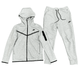 Kit Tech Fleece Nike cinza