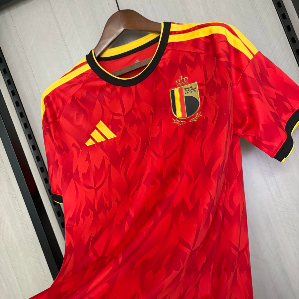 Camiseta vermelha da Bélgica 2026 - Imagem 4