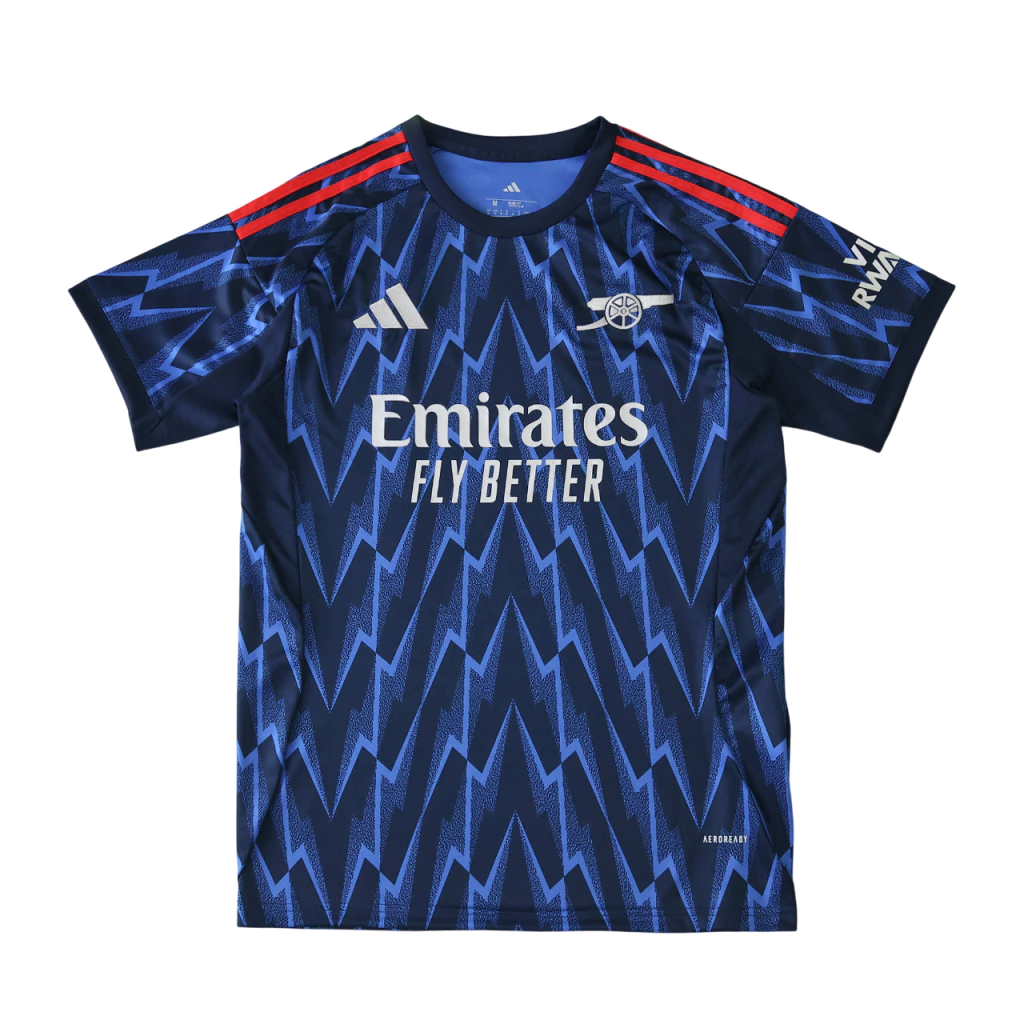 Camiseta azul do Arsenal 2025/26