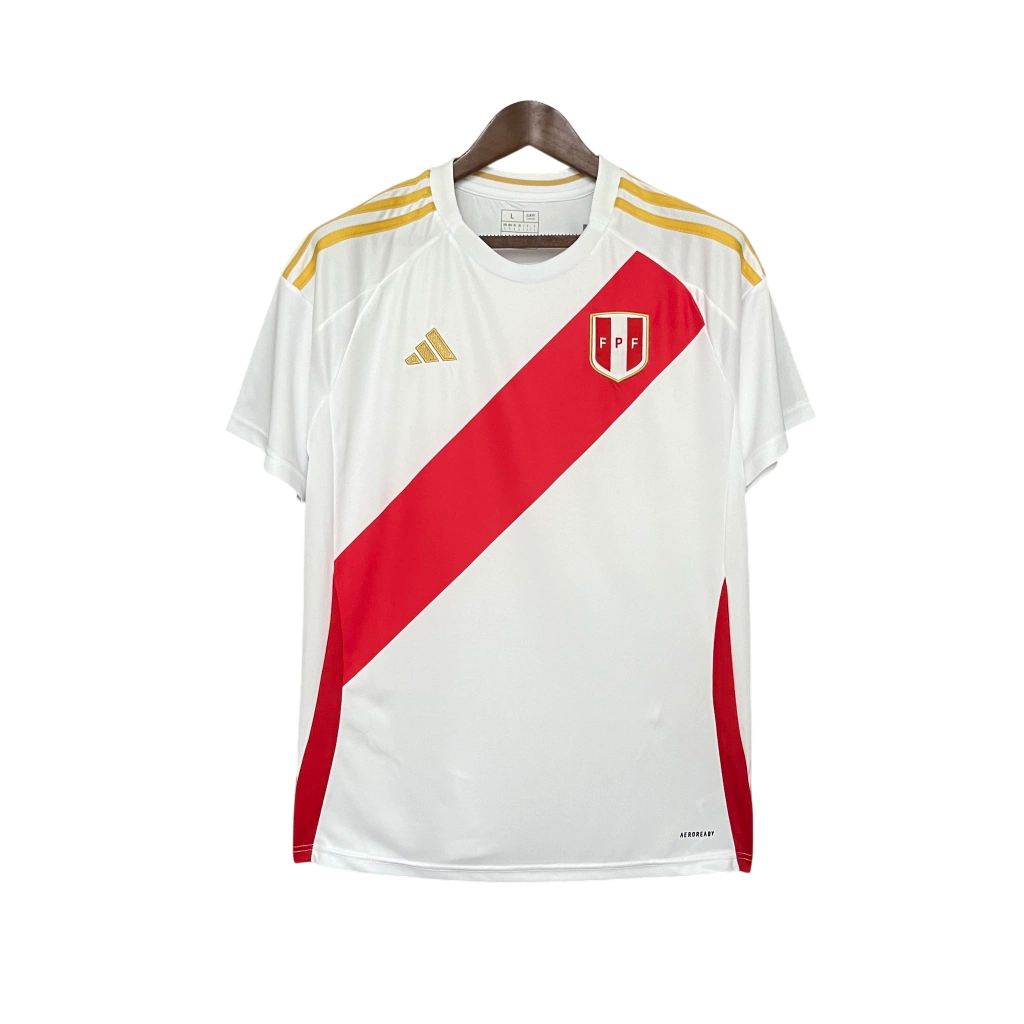 Camiseta branca do Peru 2024/25