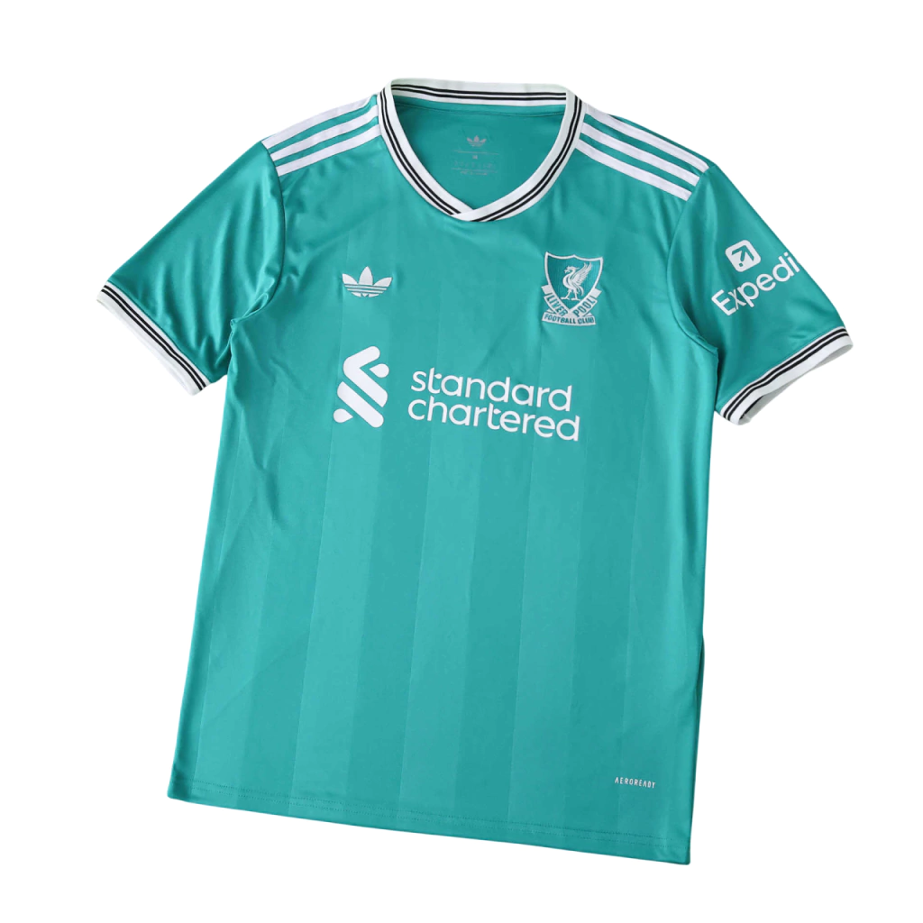 Camiseta verde do Liverpool 2025/26