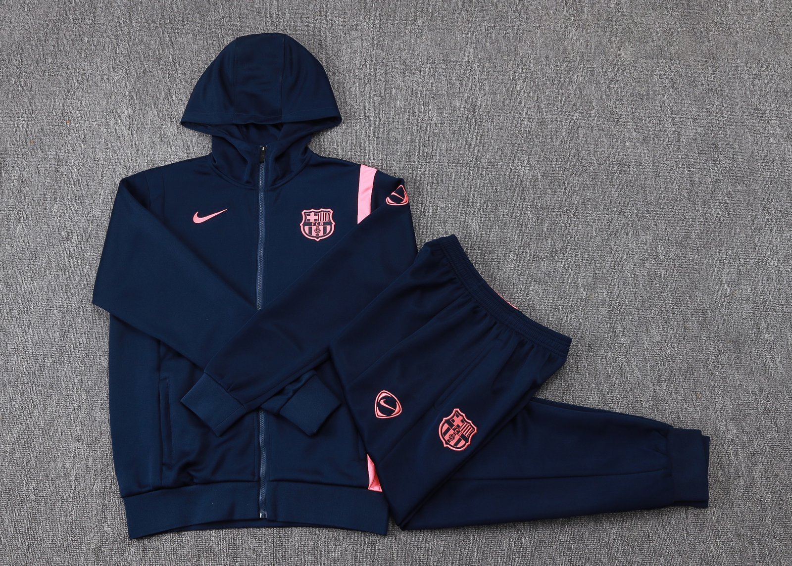 Kit agasalho azul total 90 do Barcelona 2025 - Imagem 2